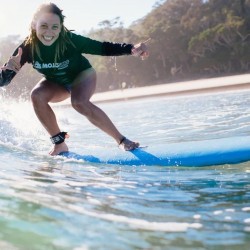 Surfing Cromer, New South Wales