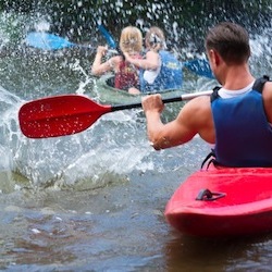 Kayaking Wonga Park, Victoria