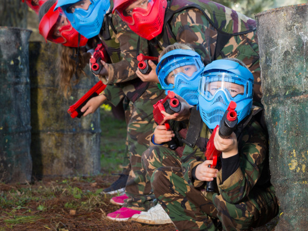 Low Impact Paintball Birthday Party